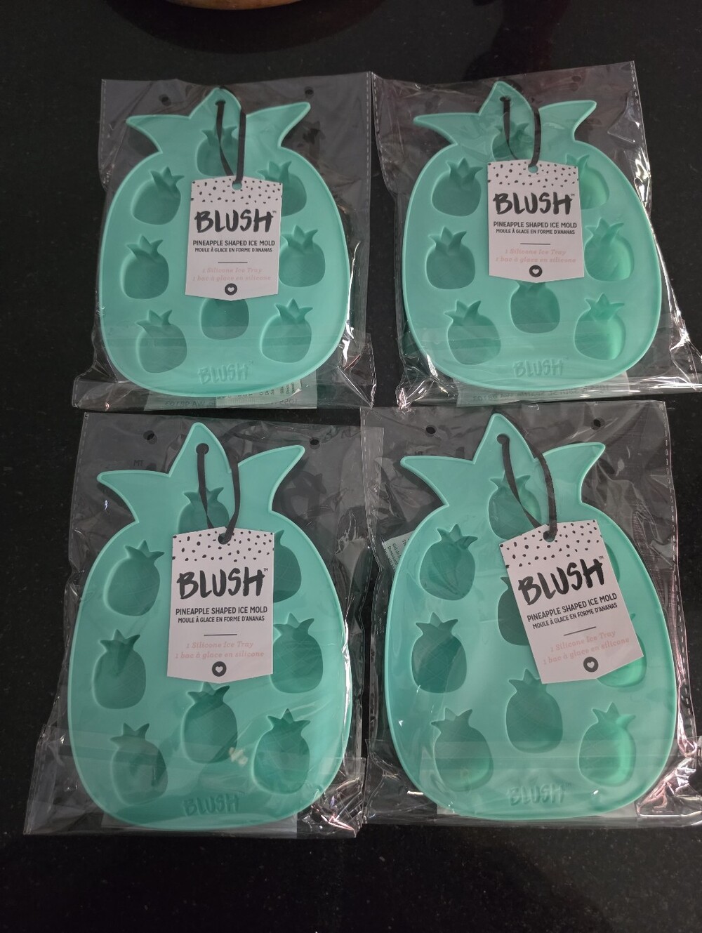 Blush Pineapple Silicone Mold - Teal Green